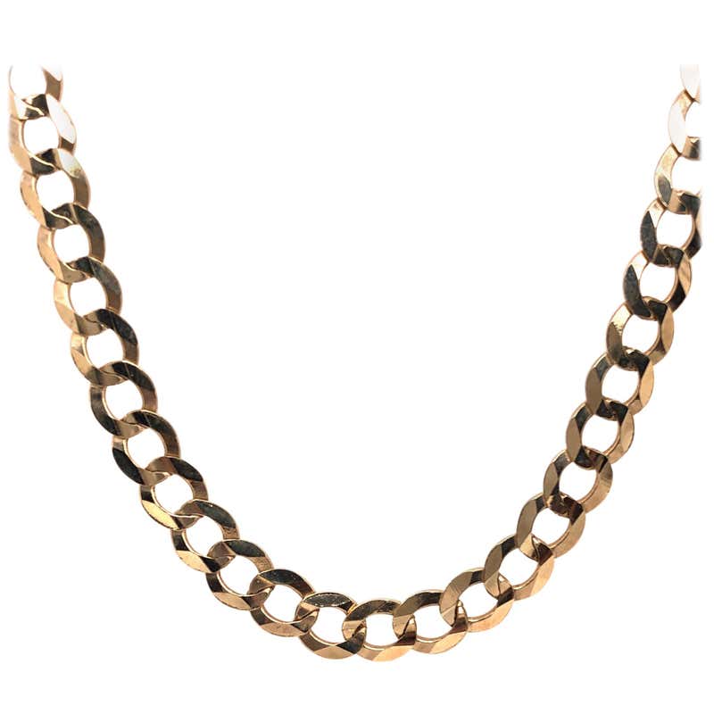 14 Karat Yellow Gold Snake Necklace For Sale at 1stDibs