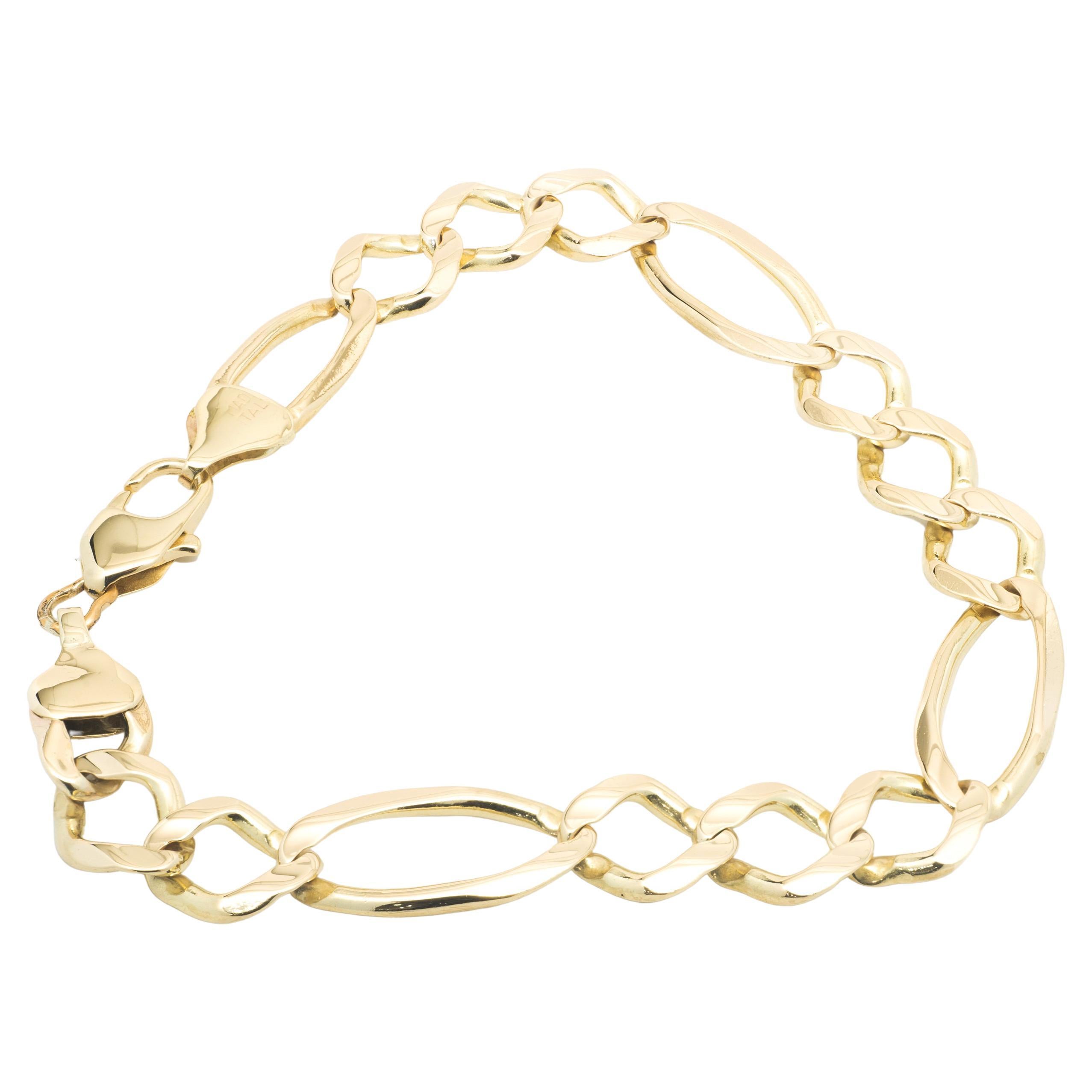 Buy 10k Yellow Gold Solid Franco Tight Link Bracelet 8.50 Inches 6mm Online  at SO ICY JEWELRY
