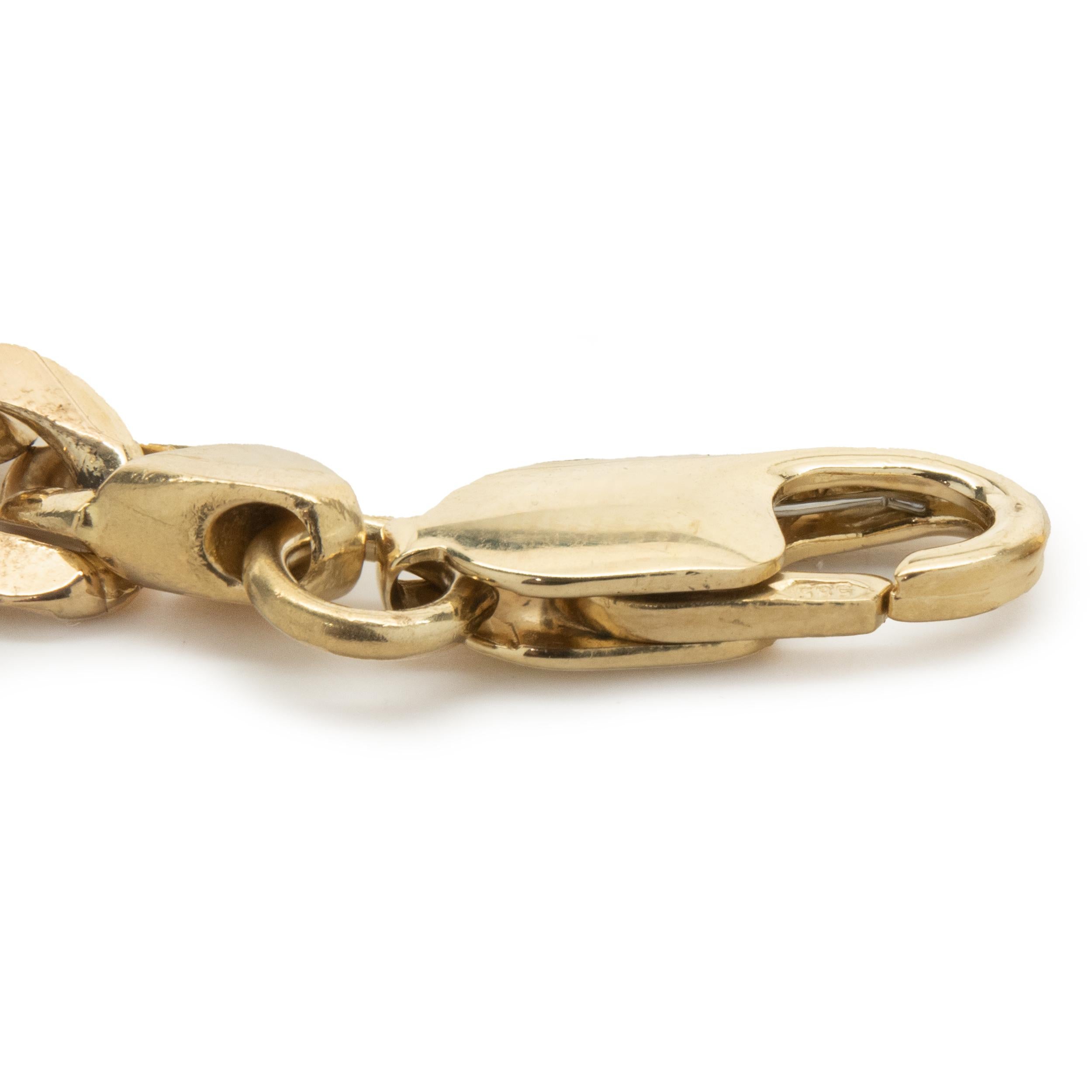 Women's 14 Karat Yellow Gold Figaro Chain Necklace