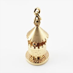 14 Karat Yellow Gold French Pissoir, Paris Public Toilet Charm