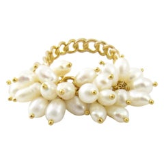 Vintage 14 Karat Yellow Gold Freshwater Pearl Ring