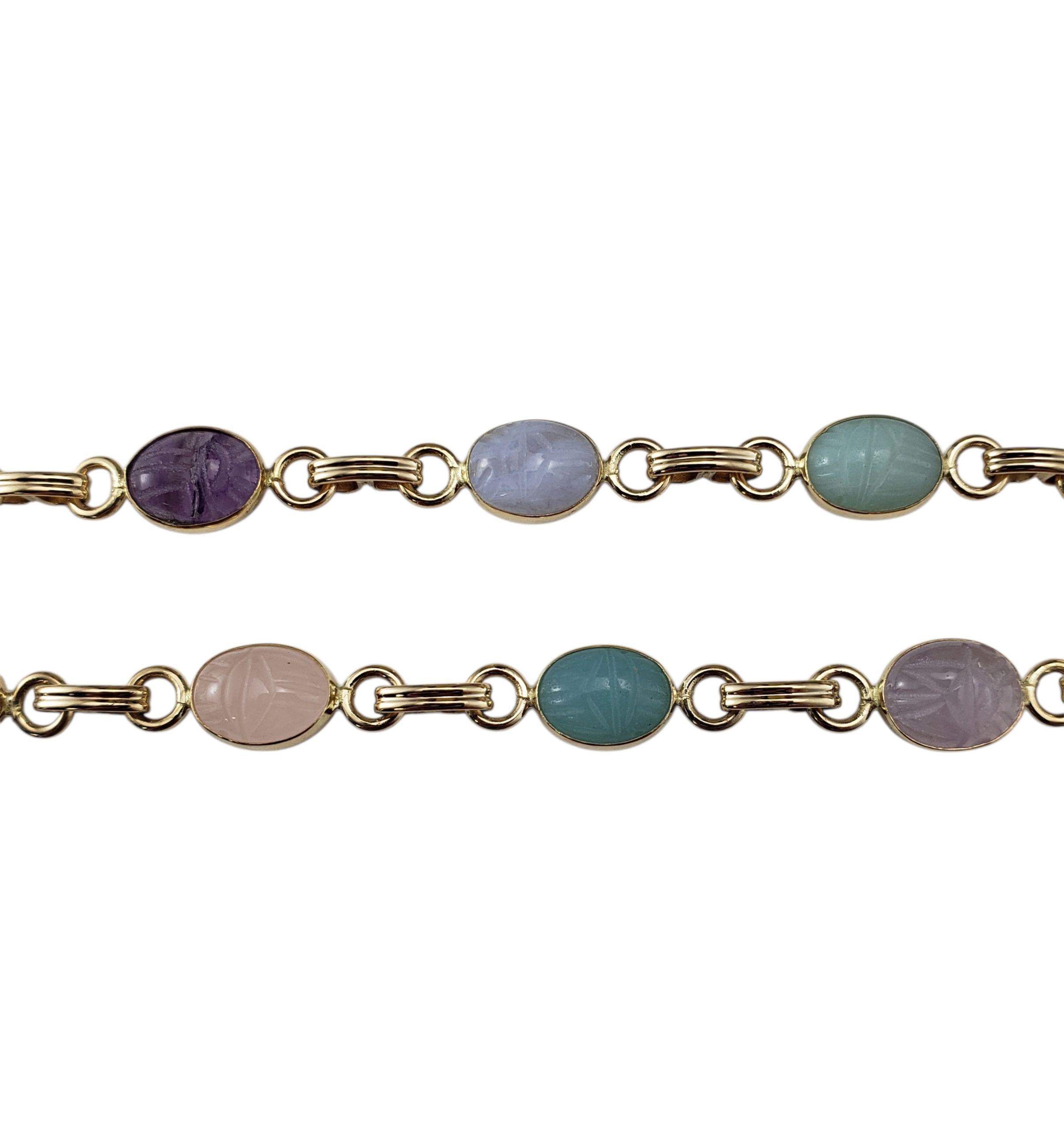 De las mujeres Pulsera Escarabajo de Oro Amarillo de 14 Kilates #22475 en venta