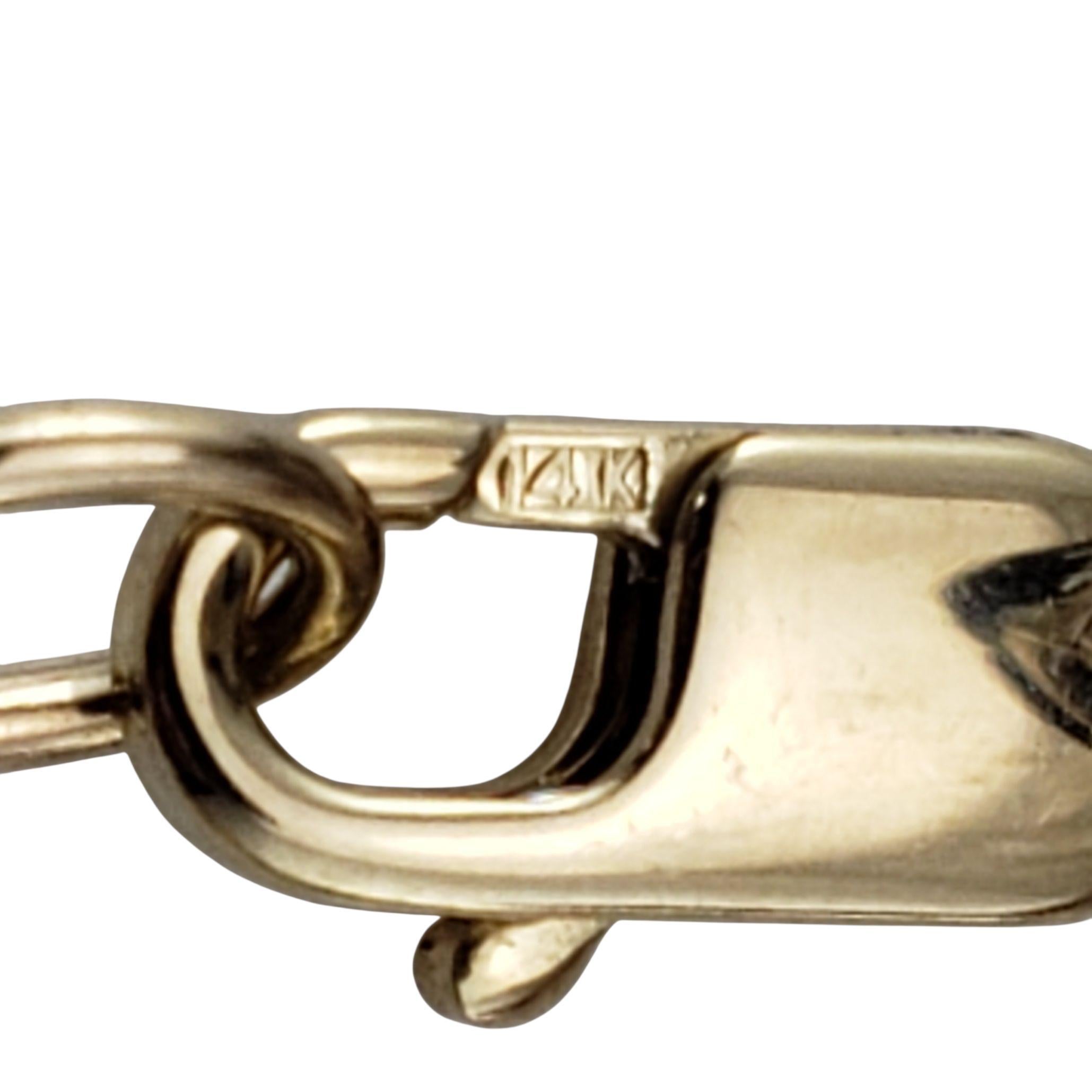 Pulsera Escarabajo de Oro Amarillo de 14 Kilates #22475 en venta 1