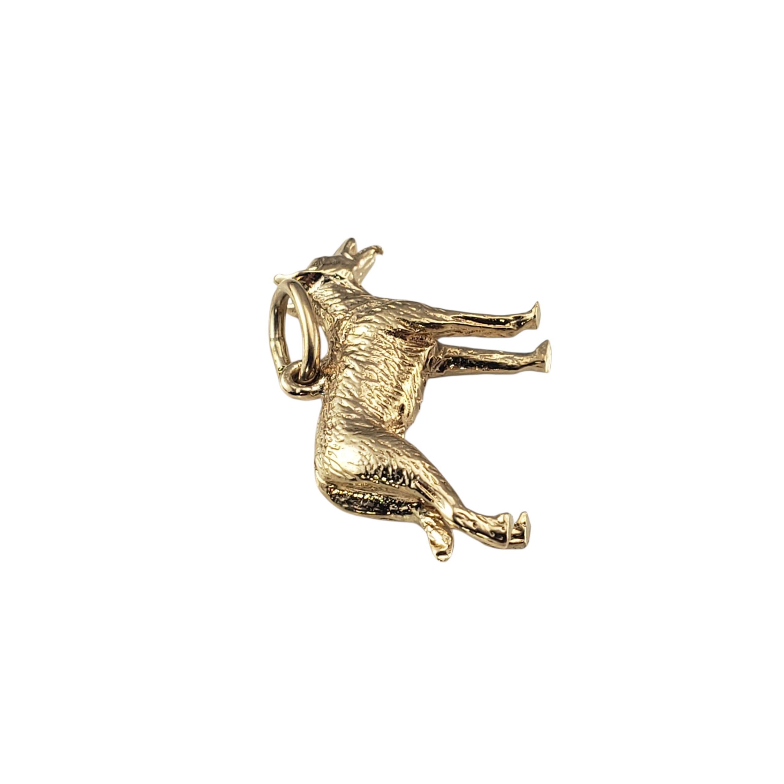 Or jaune 14 carats breloque chien berger allemand #23475 Bon état - En vente à Washington Depot, CT