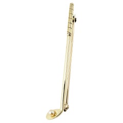 14 Karat Yellow Gold Gold Club and Golf Ball Brooch/Pin