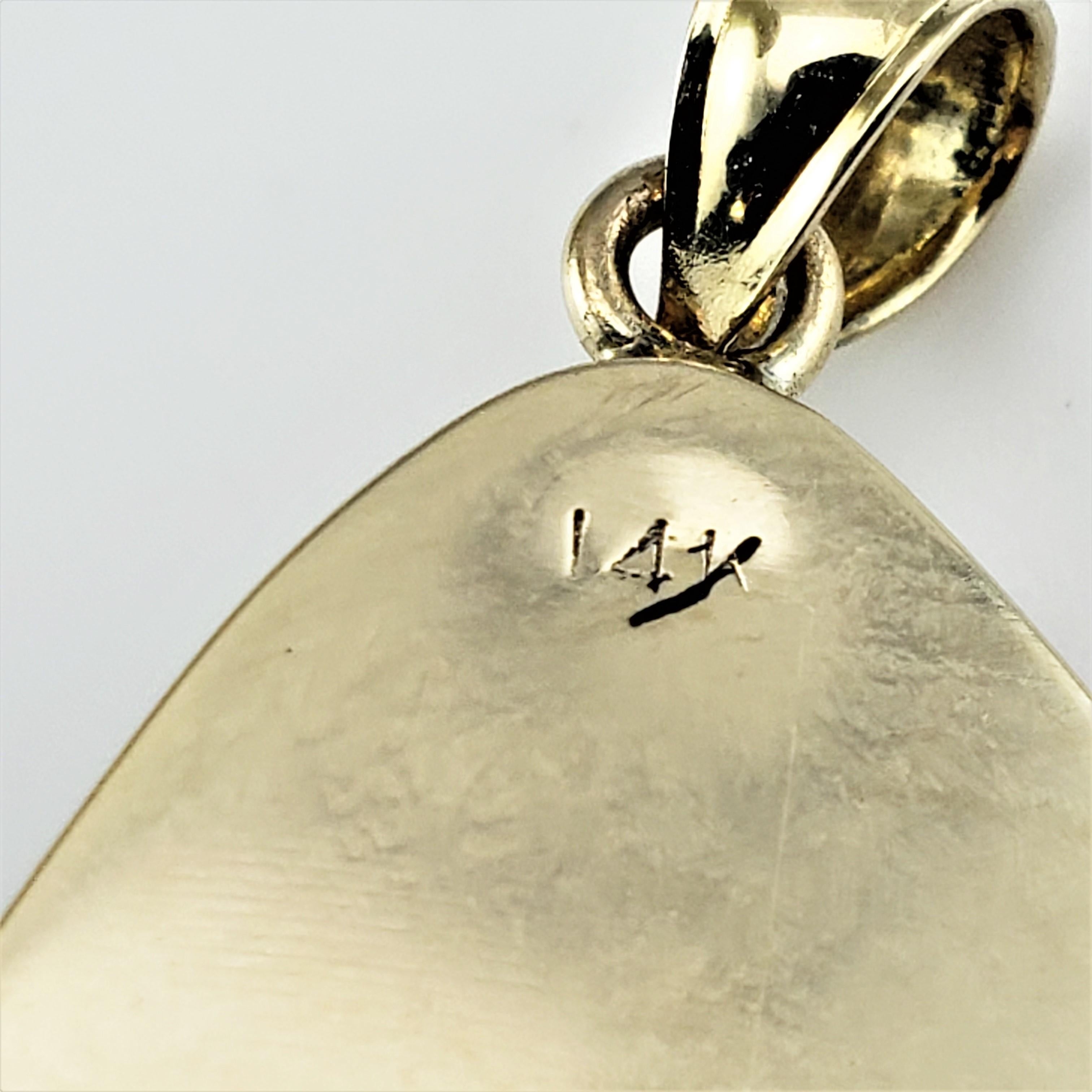 14 Karat Yellow Gold Golf Course Charm For Sale 1