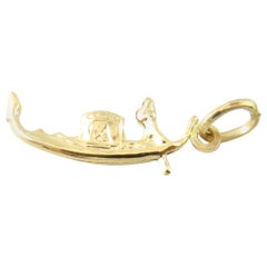 14 Karat Yellow Gold Gondola Charm