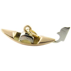 14 Karat Yellow Gold Gondola Charm