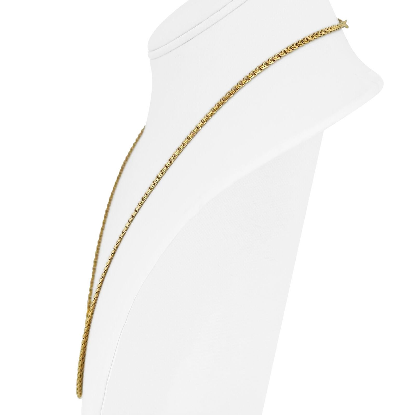 14k Gelbgold 18g abgestufte Doppelkreis Curb Link Kette Halskette 23,5