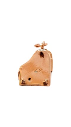 14 Karat Yellow Gold Grand Piano Charm # 20018