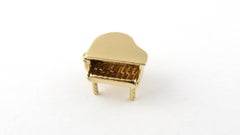14 Karat Yellow Gold Grand Piano Charm
