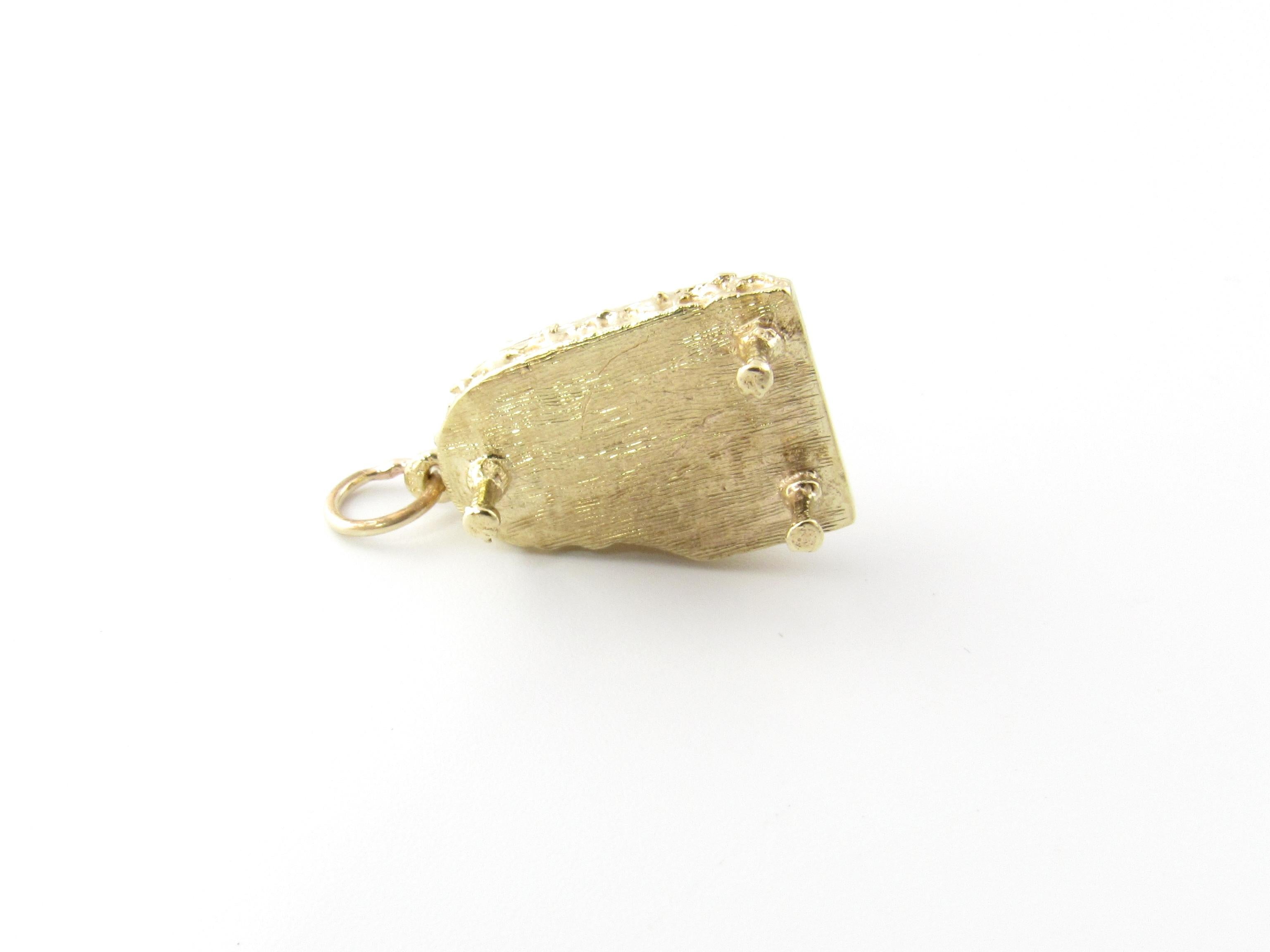 14 Karat Yellow Gold Grand Piano Charm 2