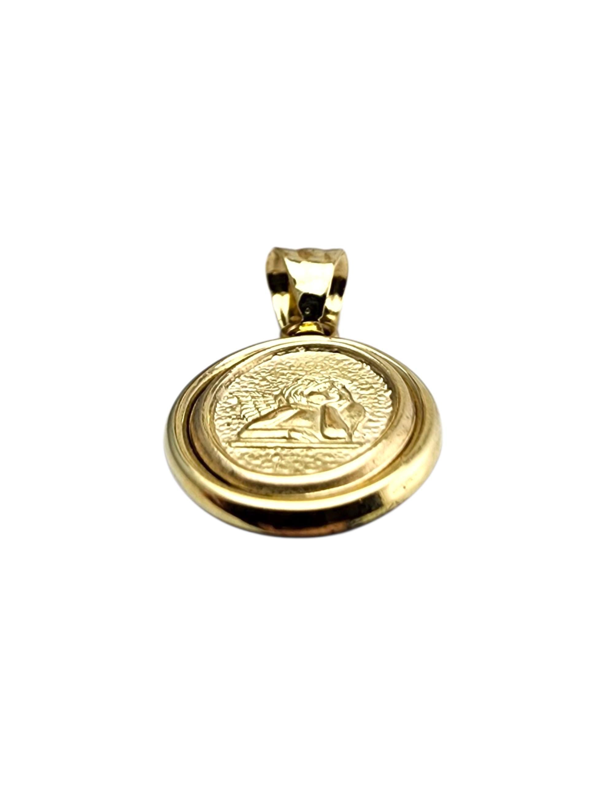 Donna Ciondolo Angelo Custode in oro giallo 14 carati #23692 in vendita