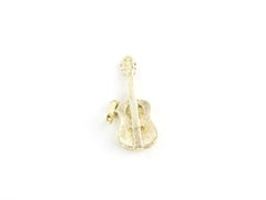 14 Karat Yellow Gold Guitar Charm