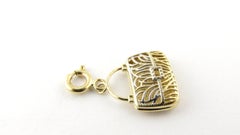 14 Karat Yellow Gold Handbag Charm