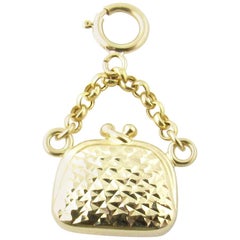14 Karat Yellow Gold Handbag Charm