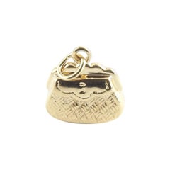 14 Karat Yellow Gold Handbag Charm