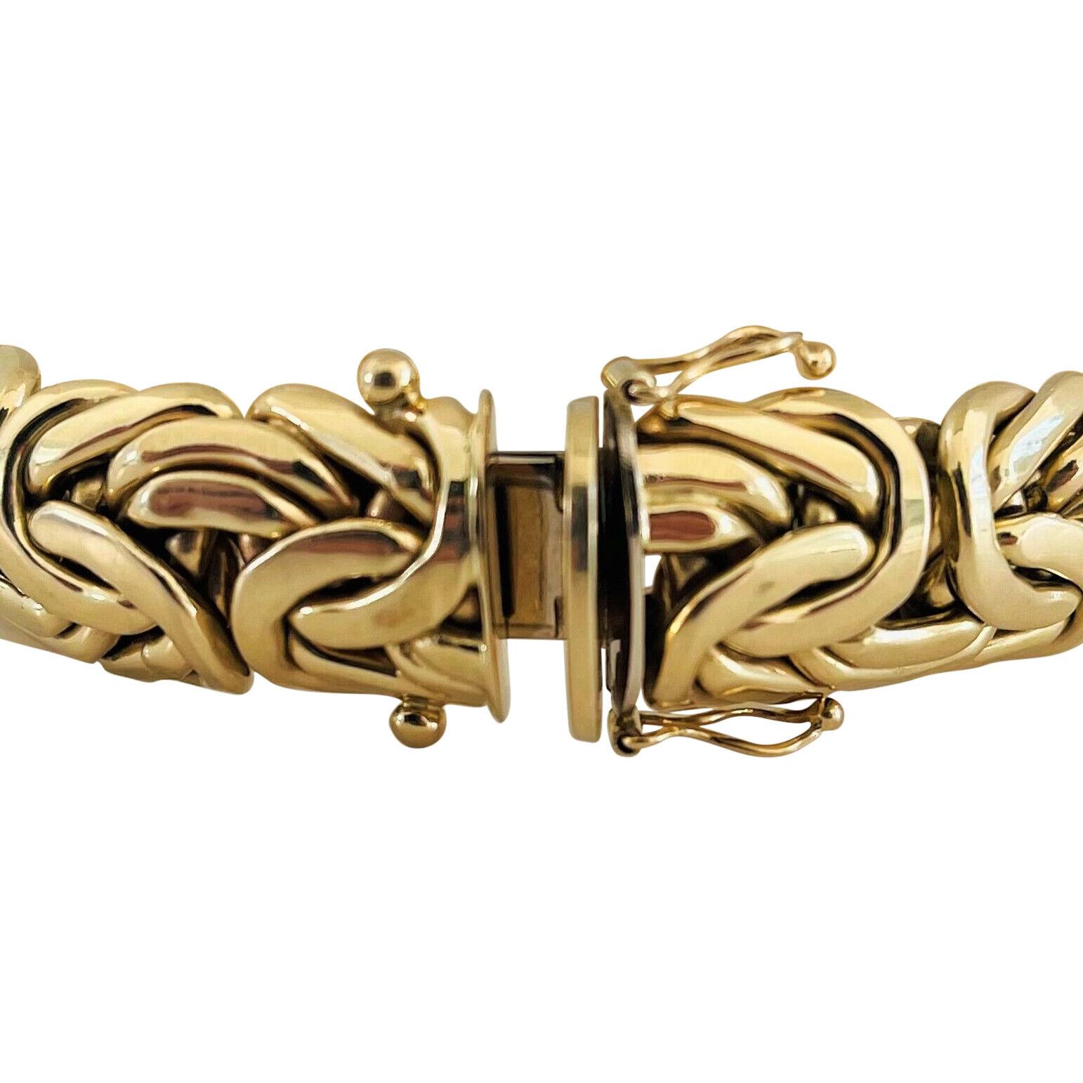 gold bracelet byzantine