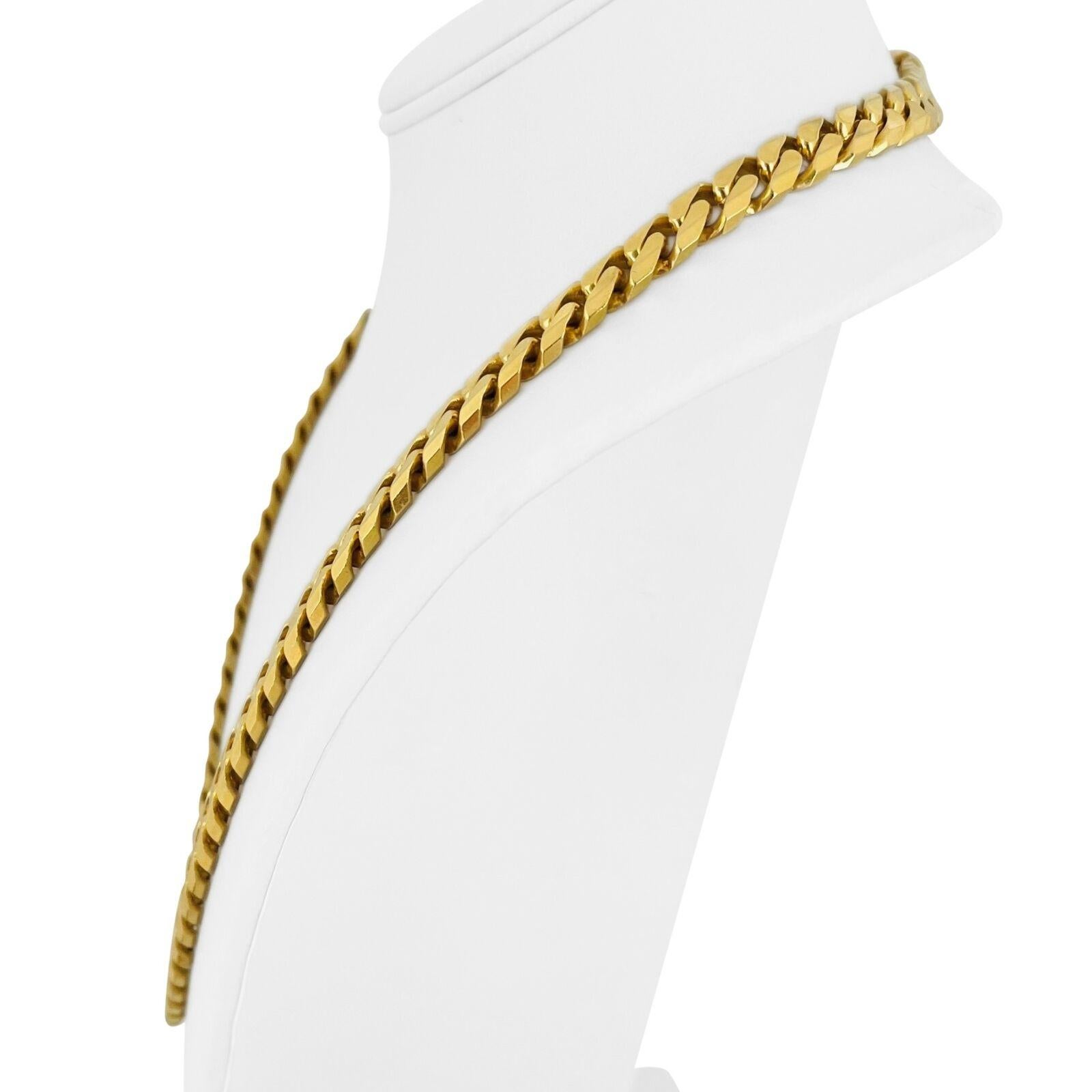 14k Gelbgold 152g schwere UnoAErre 9mm Curb Cuban Link Kette Italien 24