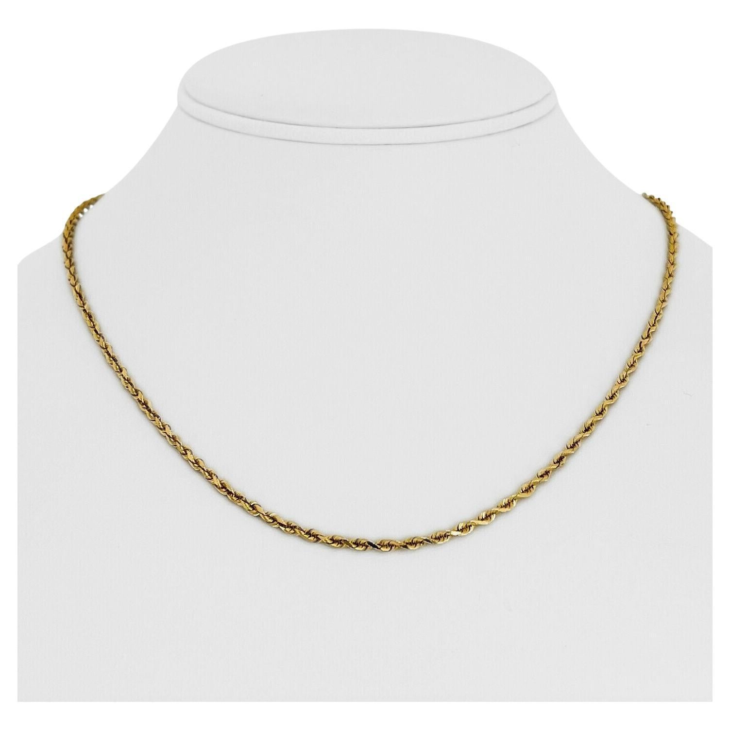 14 Karat Yellow Gold Hollow Light 