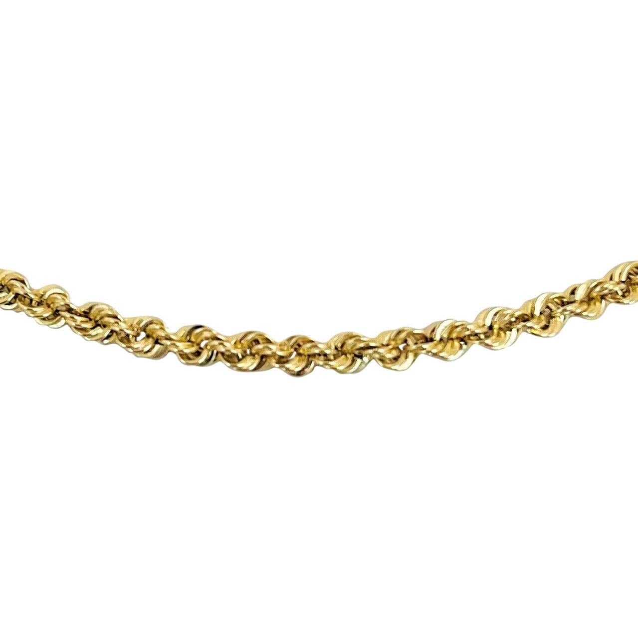 peruvian gold rope chain