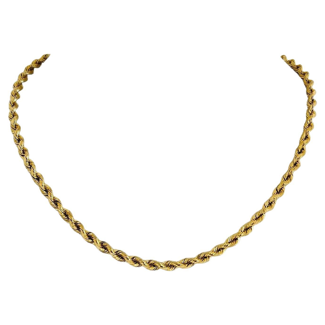 14 Karat Yellow Gold Hollow Light 