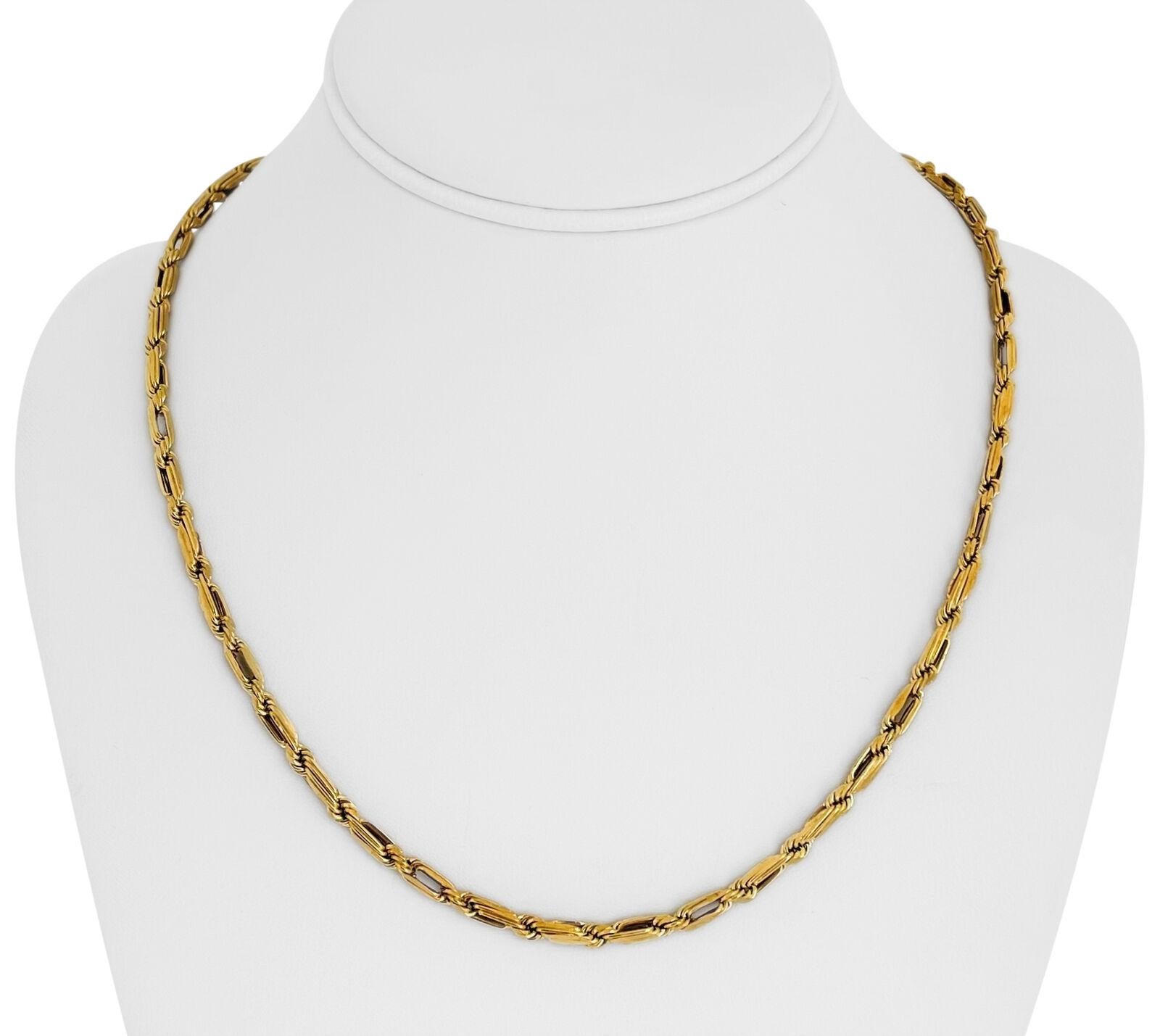 14 Karat Yellow Gold Hollow Light Open 