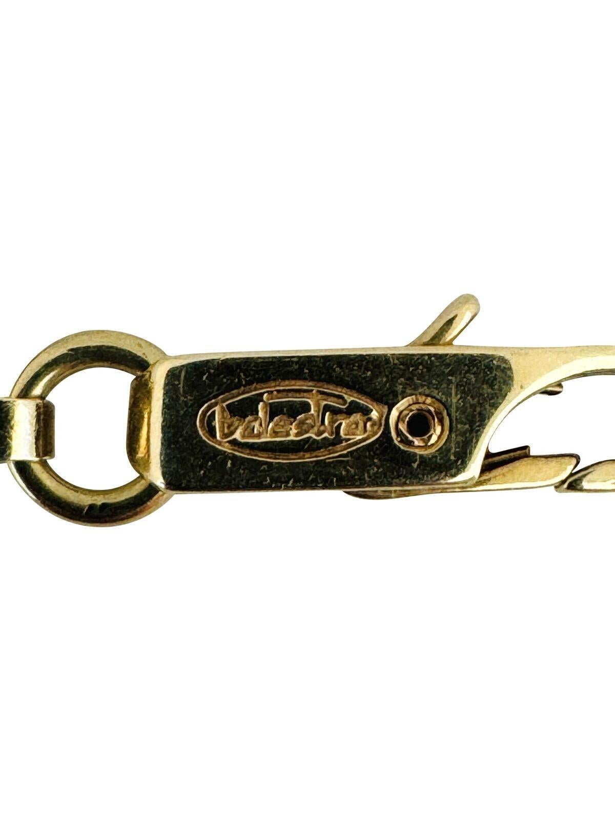 14 Karat Gelbgold Hohlgold Hohl  Mariner Gucci Gliederkette Halskette Italien 3