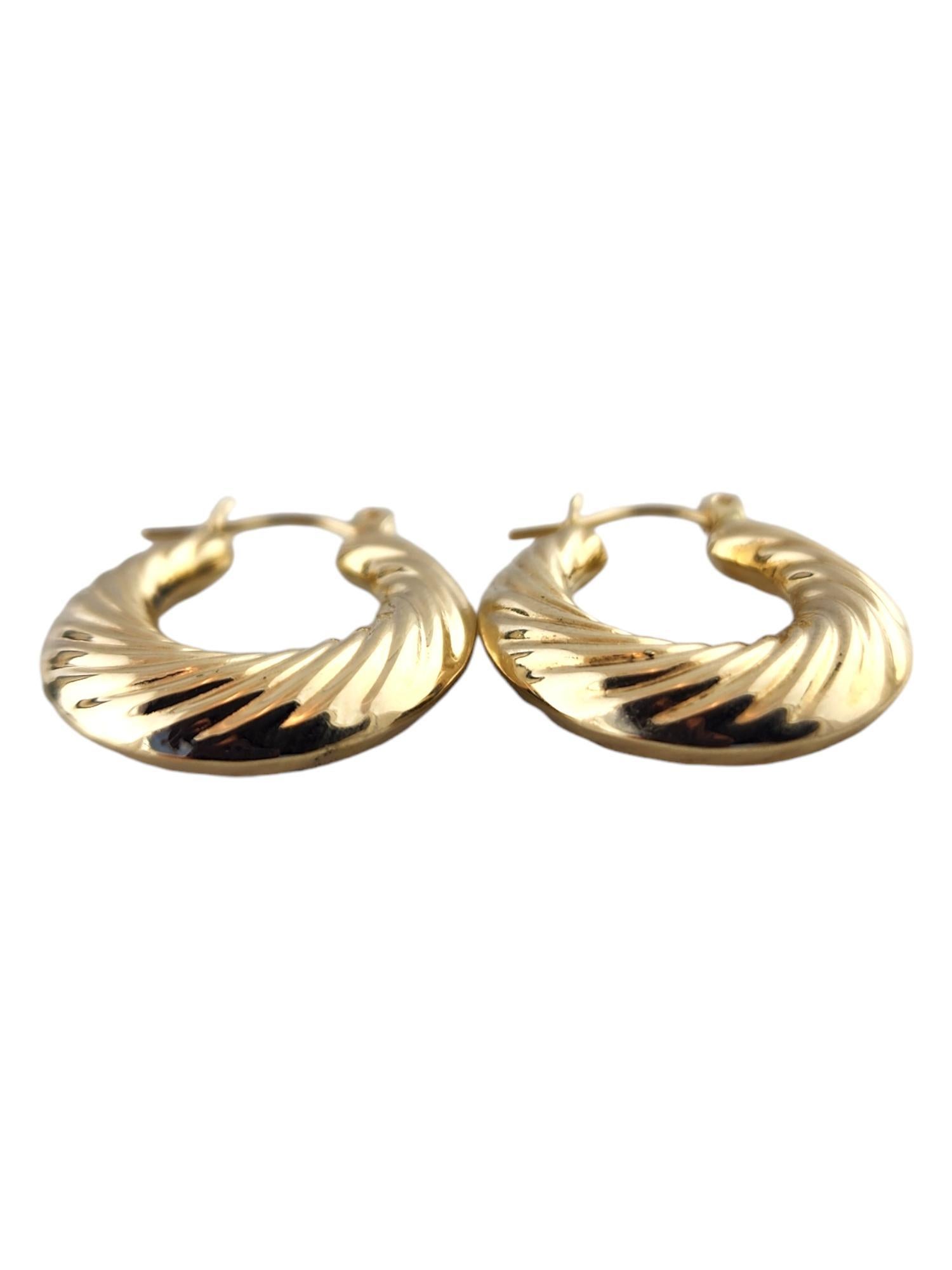 Boucles d'oreilles ovales torsadées en or jaune 14 carats

Ces magnifiques boucles d'oreilles ovales en or jaune 14 carats ont une forme creuse et torsadée qui conviendra à tout le monde !

Taille : 25.6mm X 19.8mm X 4.8mm

Poids : 2,57 g/ 1,66