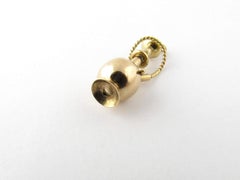 14 Karat Yellow Gold Hookah Pipe Charm