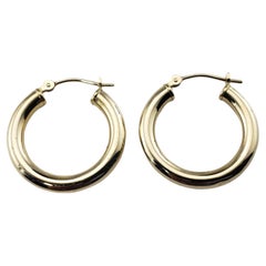 14 Karat Yellow Gold Hoop Earrings #16403