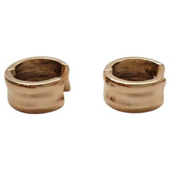14 Karat Yellow Gold Hoop Earrings #21931