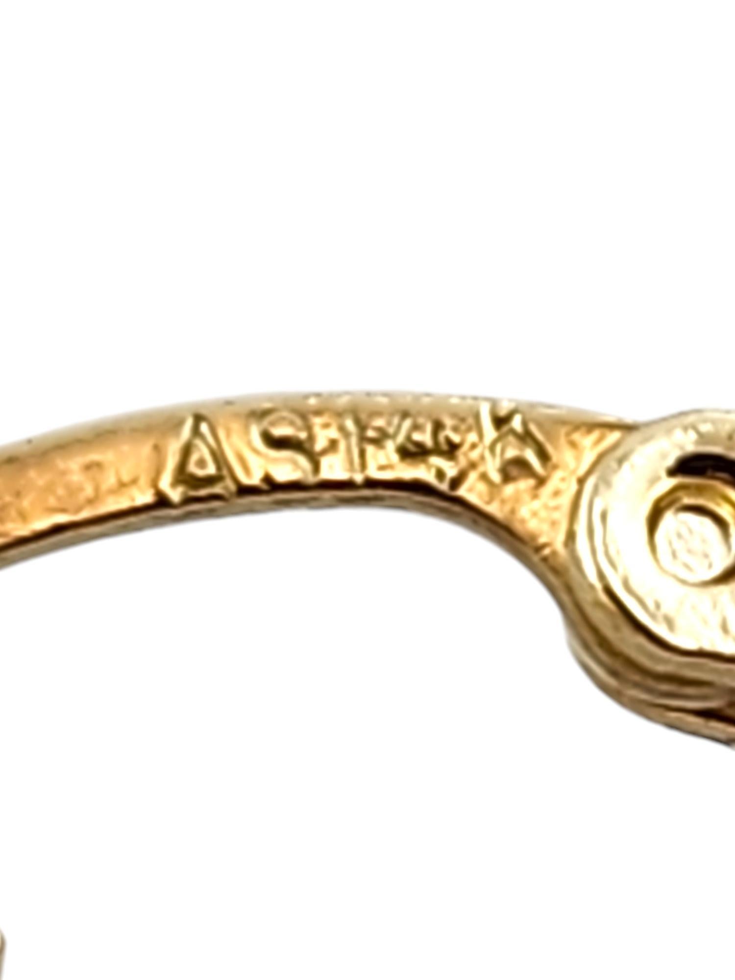 14 Karat Yellow Gold Hoops with White Gold Screws #19145 3