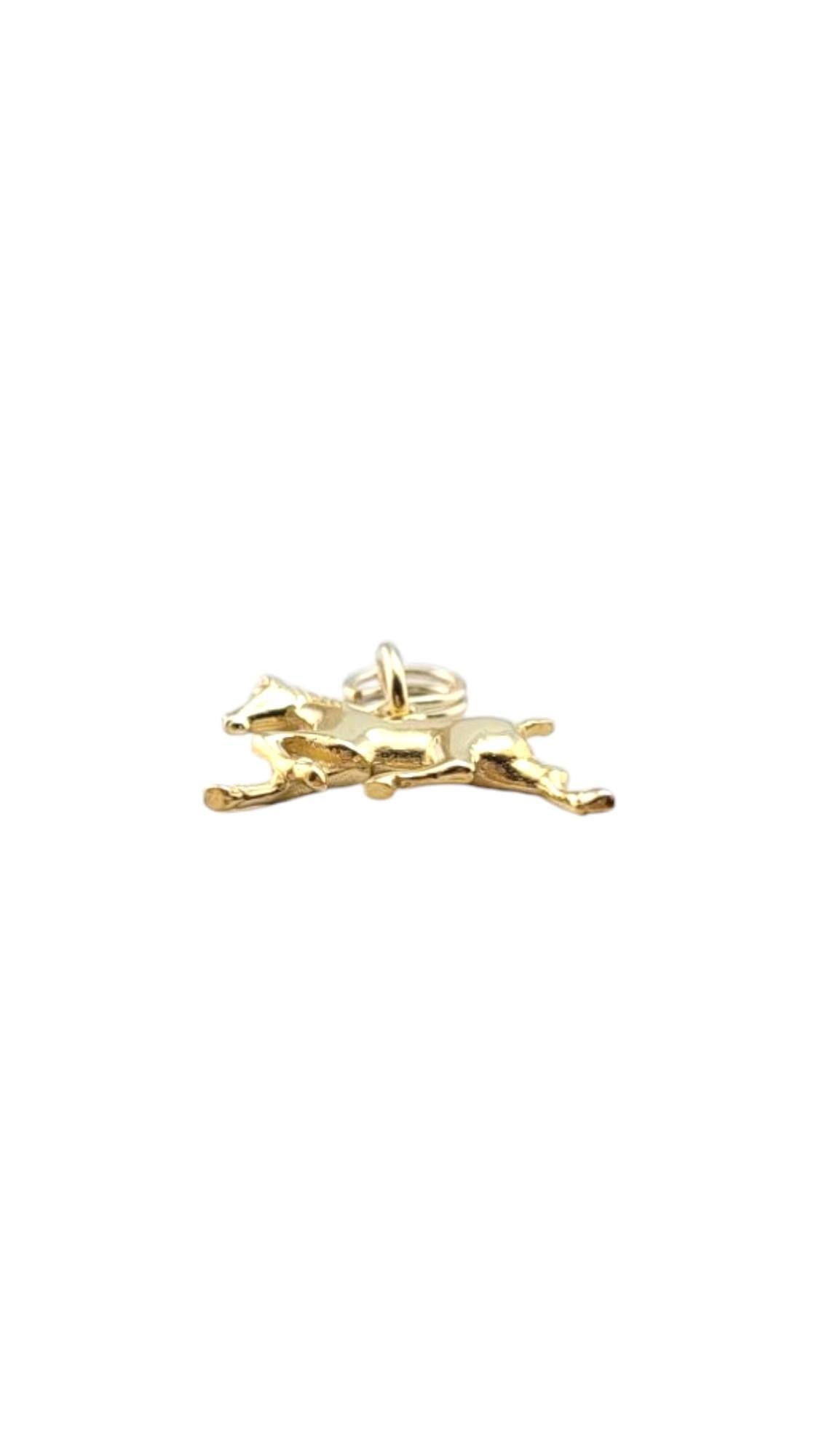 Women's 14 Karat Yellow Gold Horse Charm #21132 For Sale