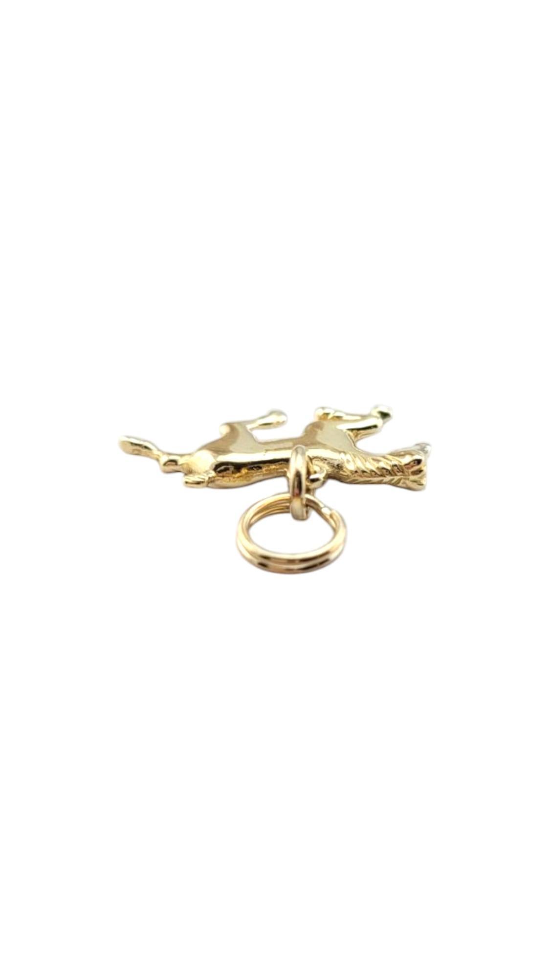 14 Karat Yellow Gold Horse Charm #21132 For Sale 1