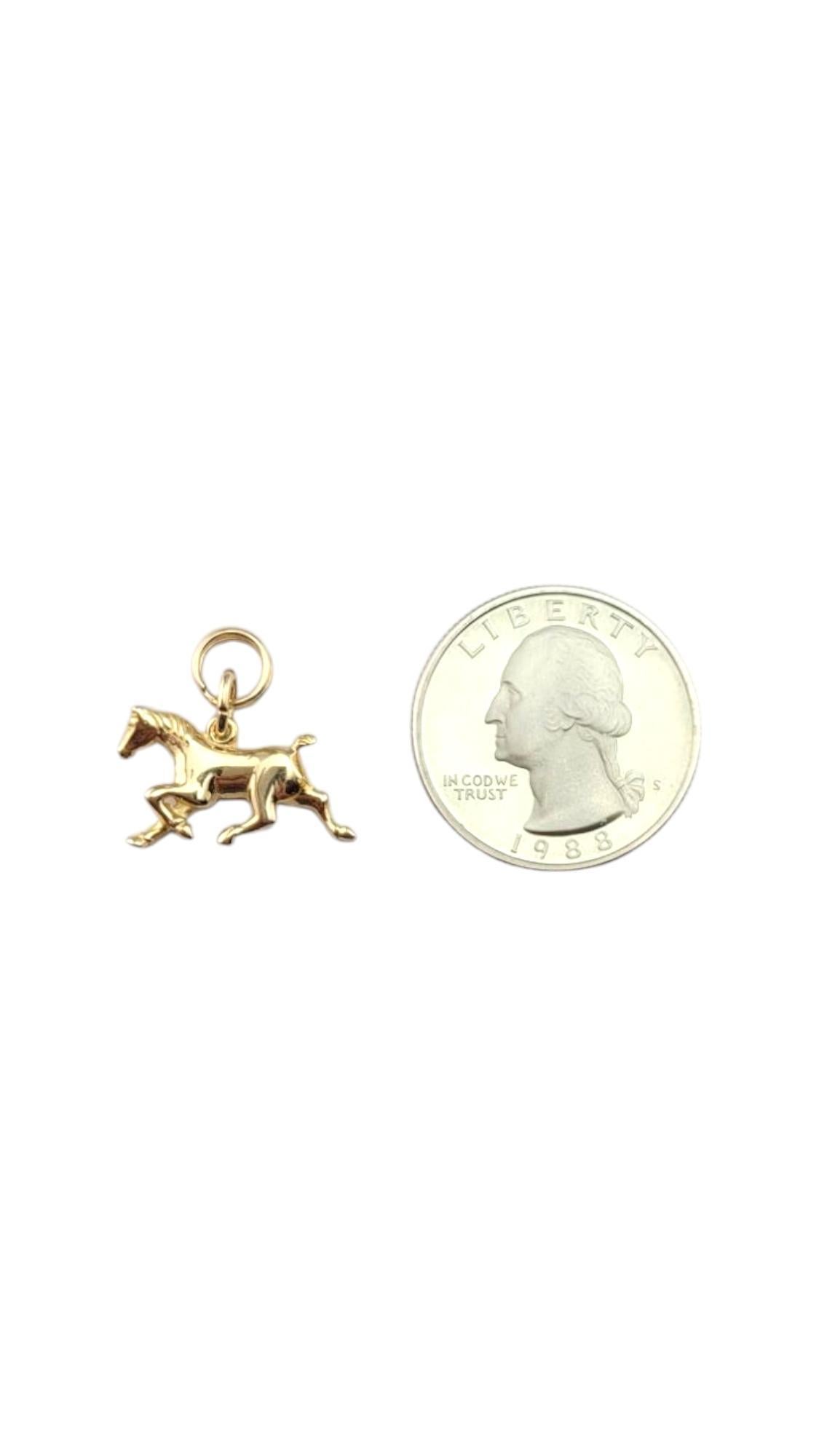 14 Karat Yellow Gold Horse Charm #21132 For Sale 3
