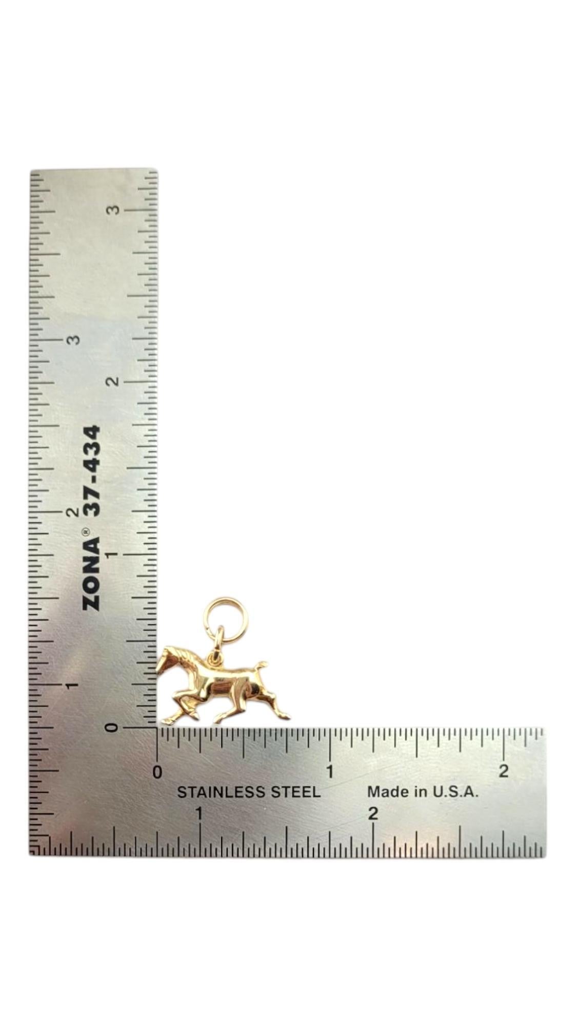 14 Karat Yellow Gold Horse Charm #21132 For Sale 4