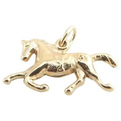 14 Karat Yellow Gold Horse Charm