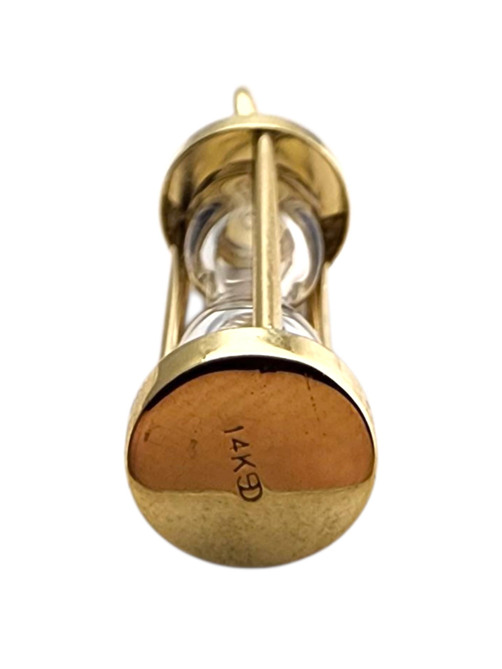 Donna Charm a clessidra in oro giallo 14 carati #23916 in vendita