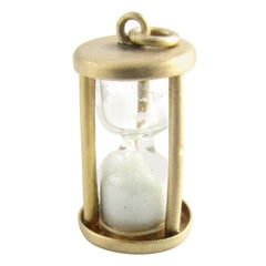14 Karat Yellow Gold Hourglass Charm
