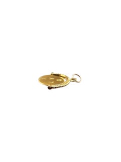 14 Karat Yellow Gold "I Love You" Spinning Charm #22802