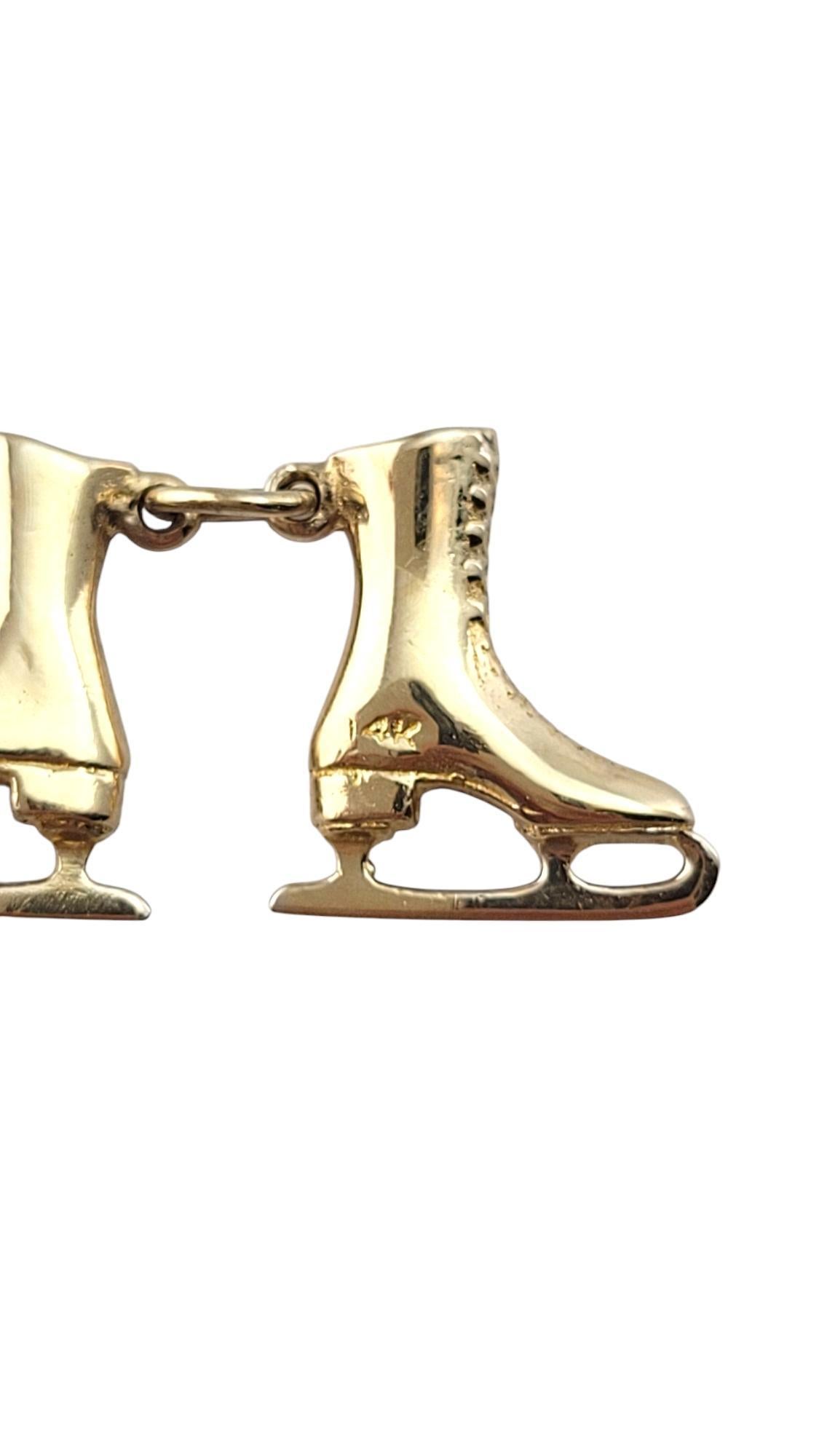 Charm per pattini da ghiaccio in oro giallo 14 carati #21325 In condizioni buone in vendita a Washington Depot, CT
