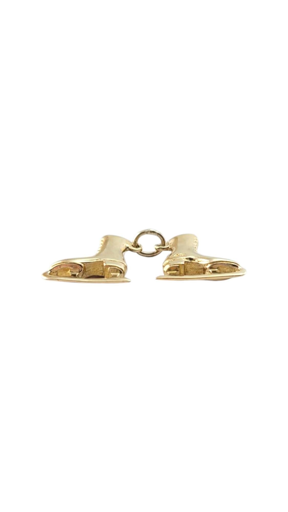 Donna Charm per pattini da ghiaccio in oro giallo 14 carati #21325 in vendita