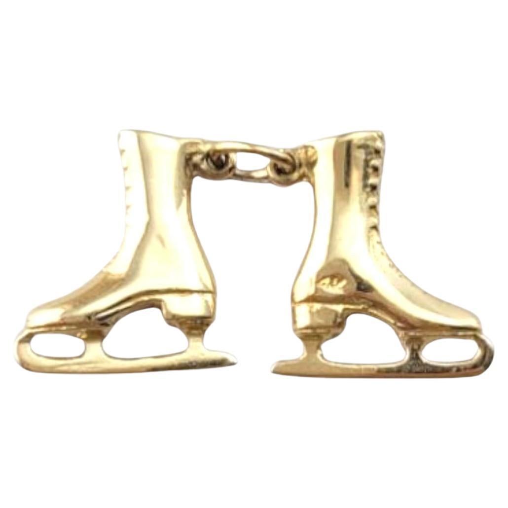 14 Karat Yellow Gold Ice Skates Charm #21325