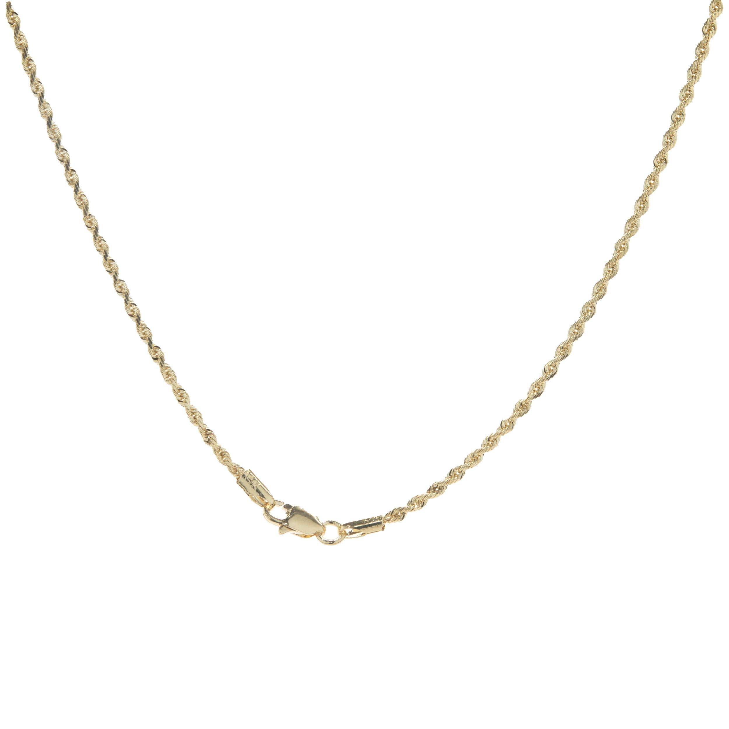 Women's 14 Karat Yellow Gold Initial S Necklace For Sale