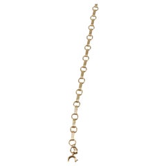 Bracelet à maillons imbriqués en or jaune 14 carats
