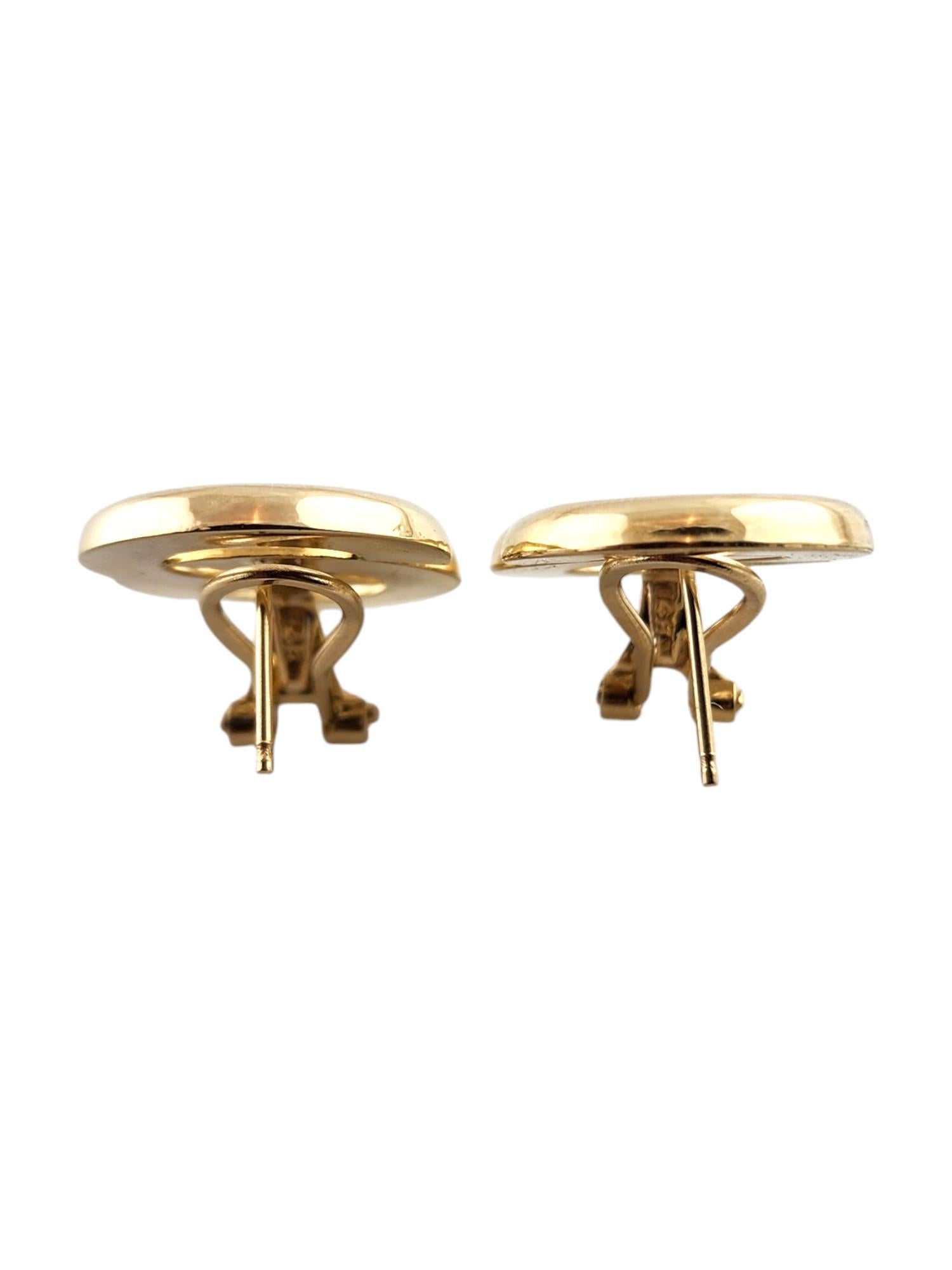 Donna Orecchini a Looping Figura 8 in oro giallo 14 carati #19170 in vendita