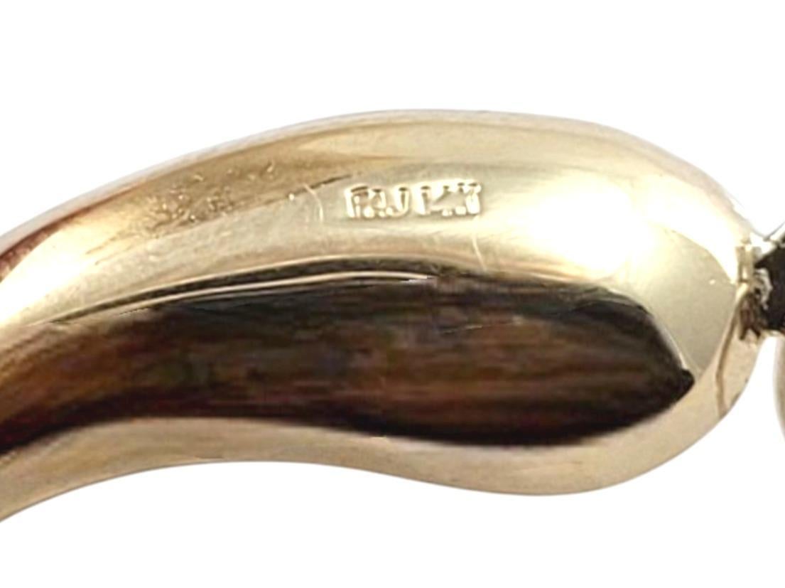 Charm Horn in oro giallo 14 carati #21483 In condizioni buone in vendita a Washington Depot, CT