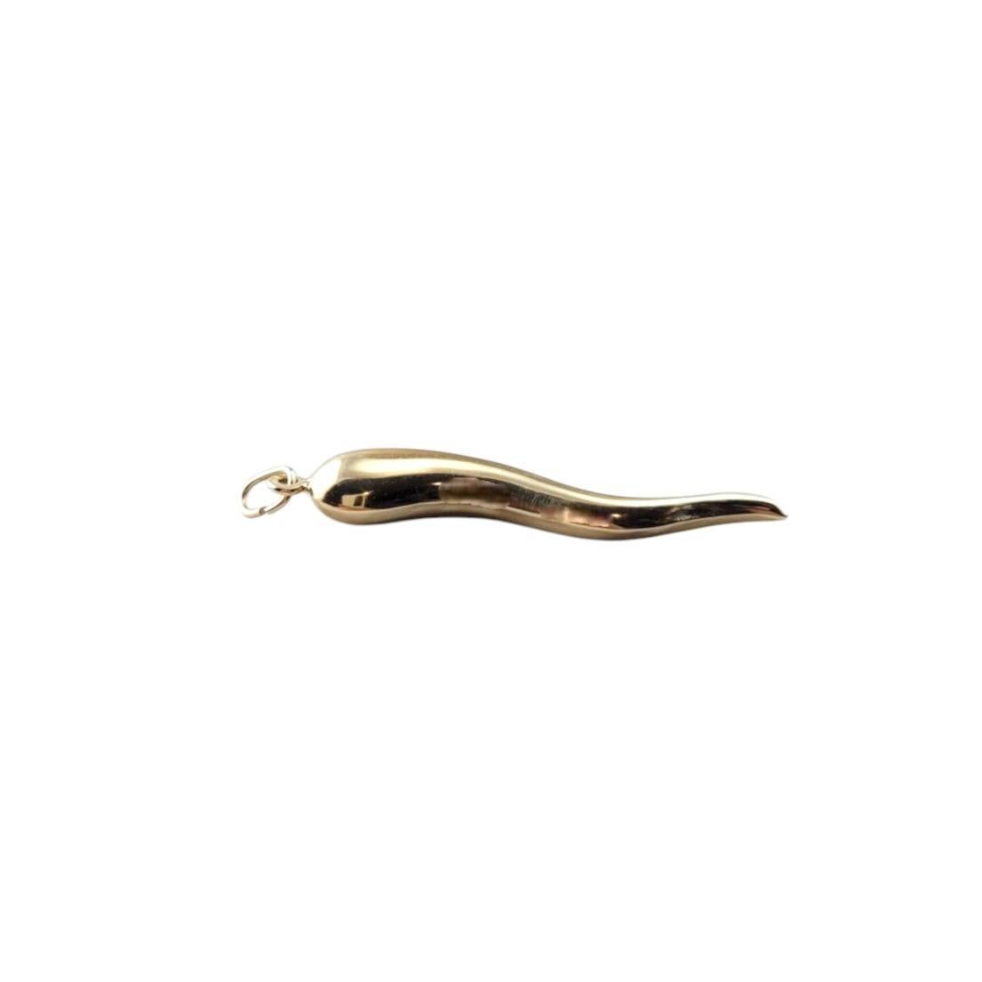 Donna Charm Horn in oro giallo 14 carati #21483 in vendita