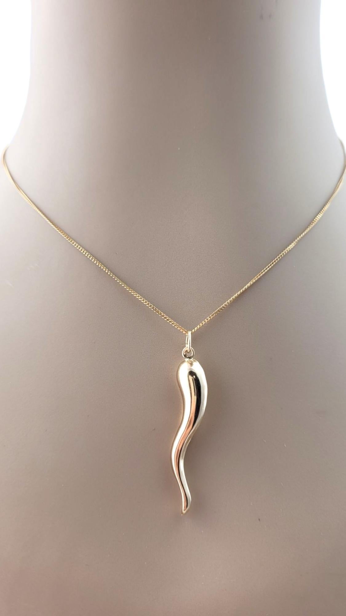 Charm Horn in oro giallo 14 carati #21483 in vendita 4